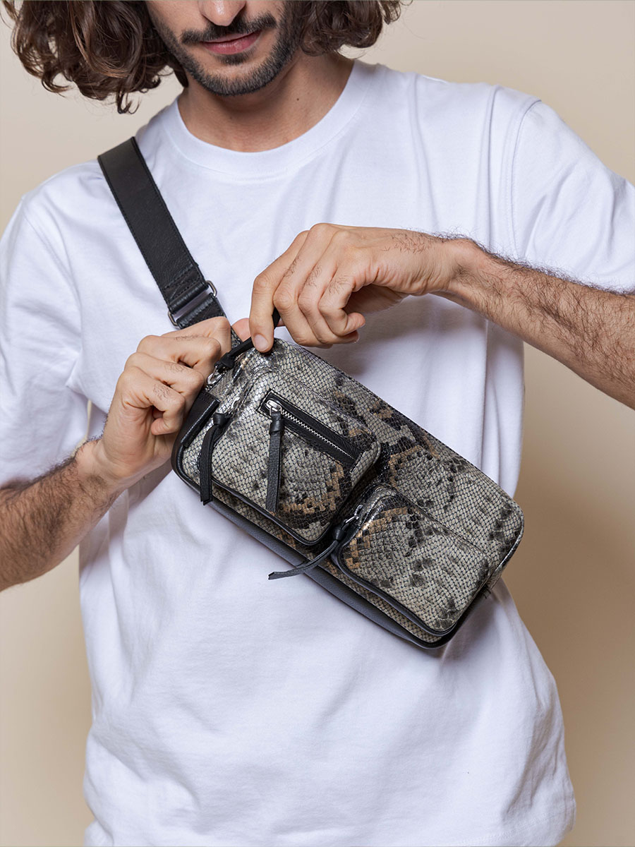 tas-banana-leder-python-grijs-zwart-labanana-90s-python-vue-portee-m86-p-gre-b