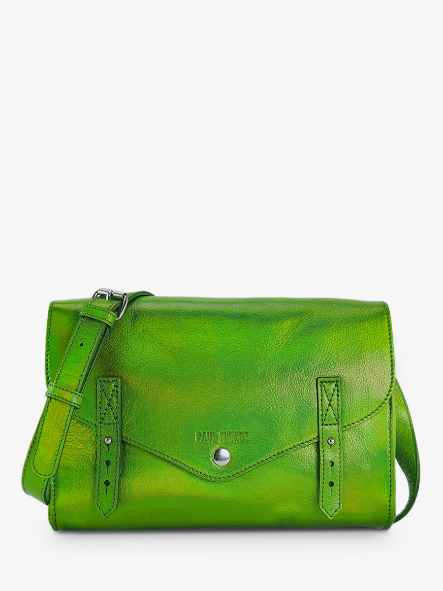 photo-front-view-bandolier-bag-leather-woman-green-indispensable-absinthe-paul-marius-w08-gr-b