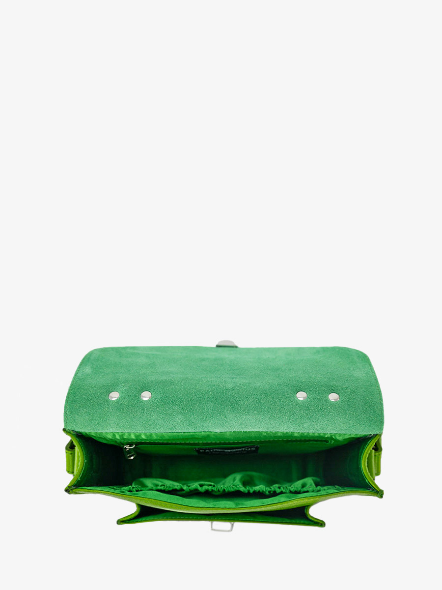 foto-interieur-bandouliere-bag-LEATHER-WOMAN-GROEN-MADEMOISELLE-GEORGE-ABSINTHE-PAUL-MARIUS-W05-GR-B