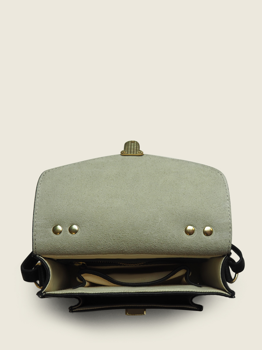 foto-interieur-mini-handtas-leder-vrouw-zwart-mademoiselle-george-xs-art-deco-black-paul-marius-w05XS-AD-B