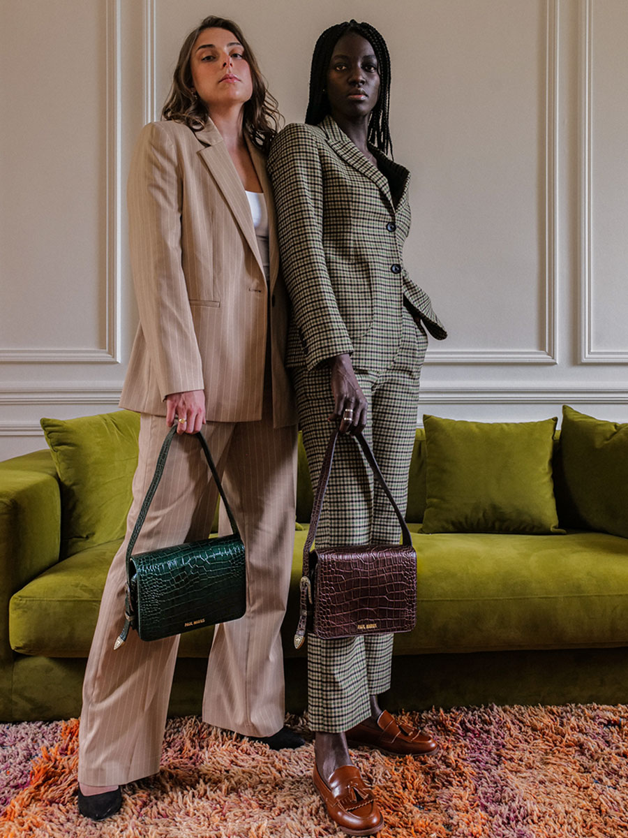 foto-schoudertas-vrouw-leer-lebaguette-alligator-vert-paul-marius-w29-a-dg