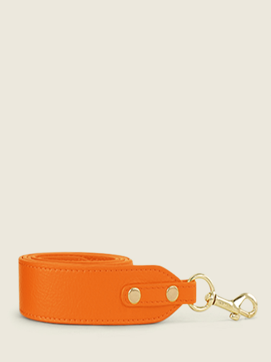 photo-face-bandouliere-leder-oranje-labouliere-sorbet-mango-paul-marius-ss01-sb-o