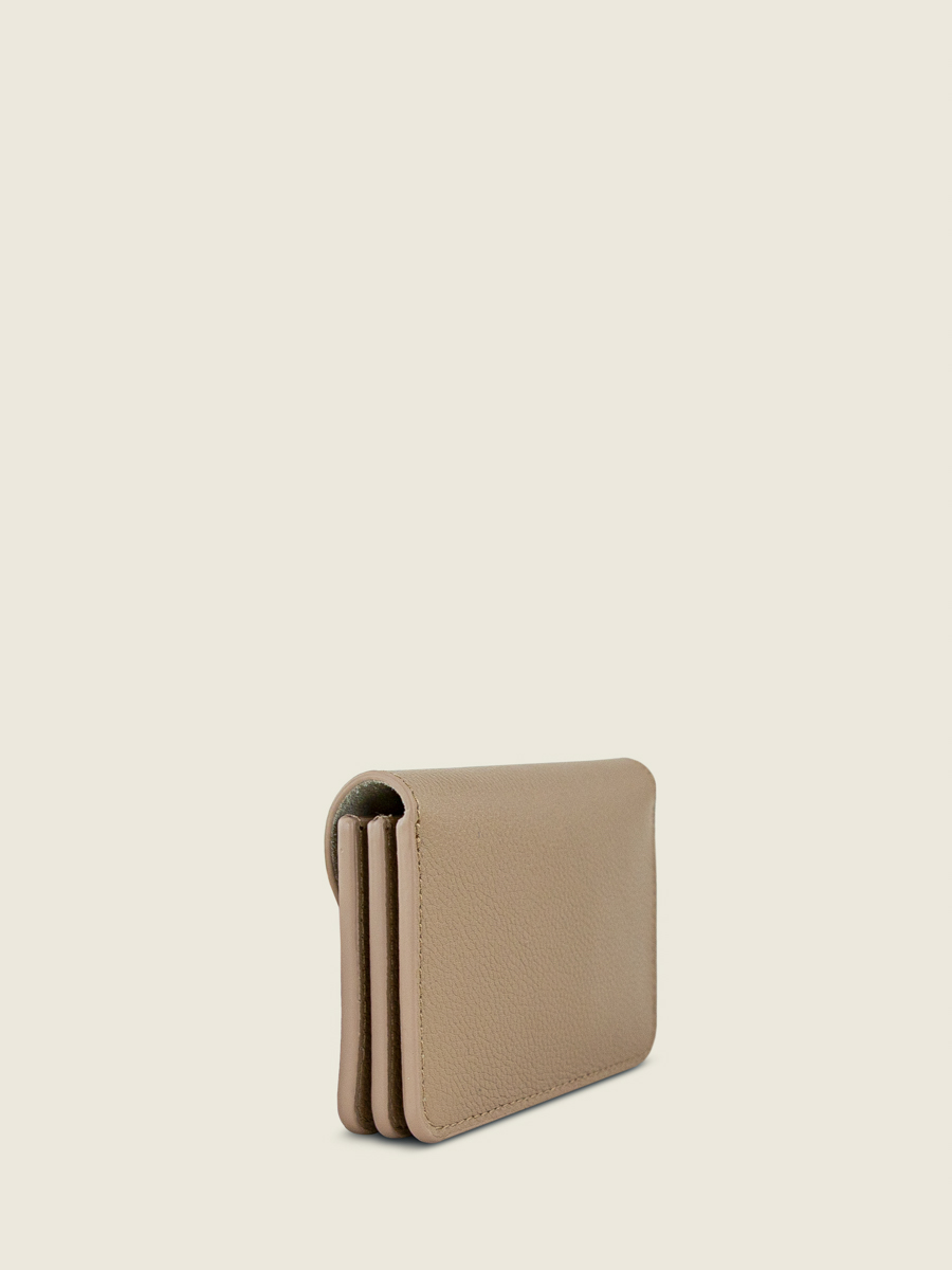 leren portemonnee-basile-taupe-zicht-rug-m75-bei