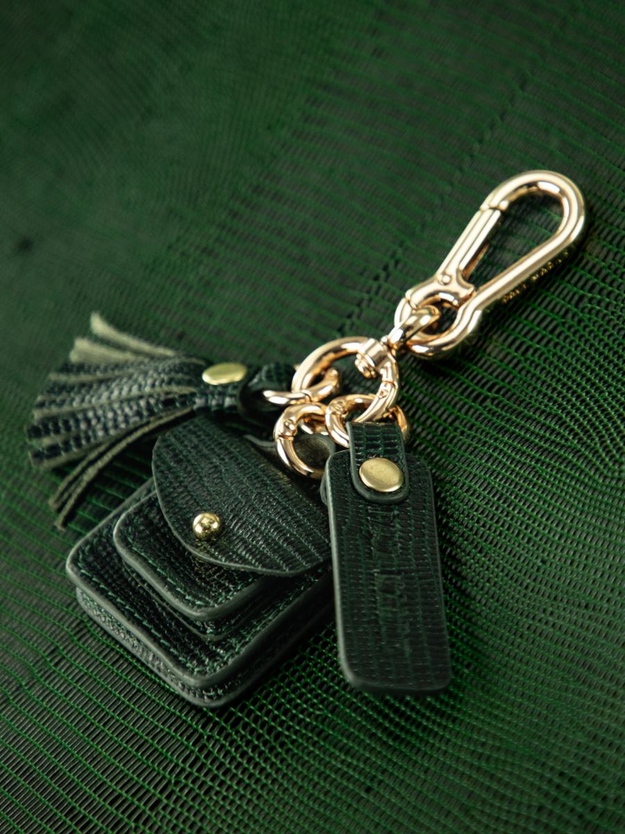 photo-view-key-ring-keys-leather-green-labreloque-mademoiselle-george-1960-malachite-paul-marius-lkc-w05-l-dg