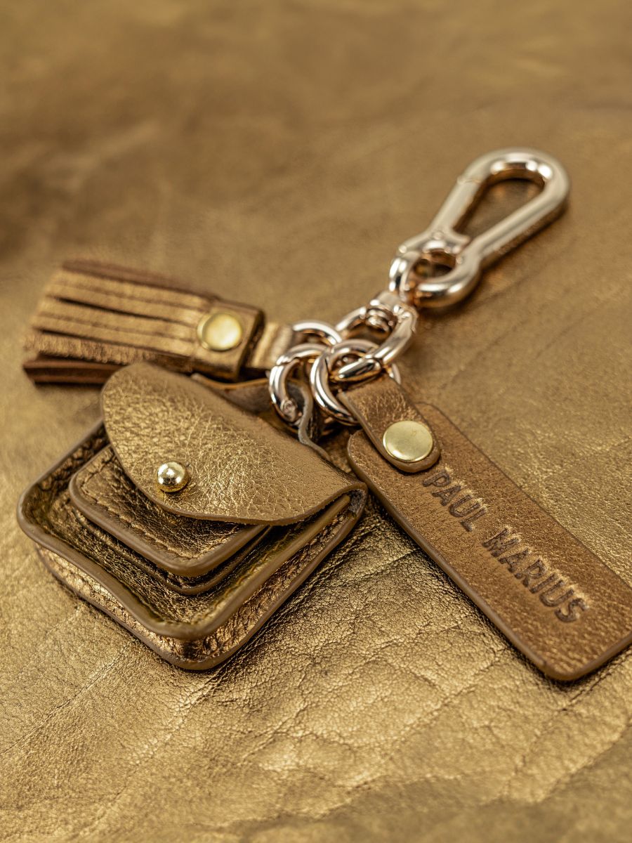 photo-view-key-ring-red-LEATHER-LABELOQUE-MADEMOISELLE-GEORGE-BRONZE-PAUL-MARIUS-LKC-W05-OG
