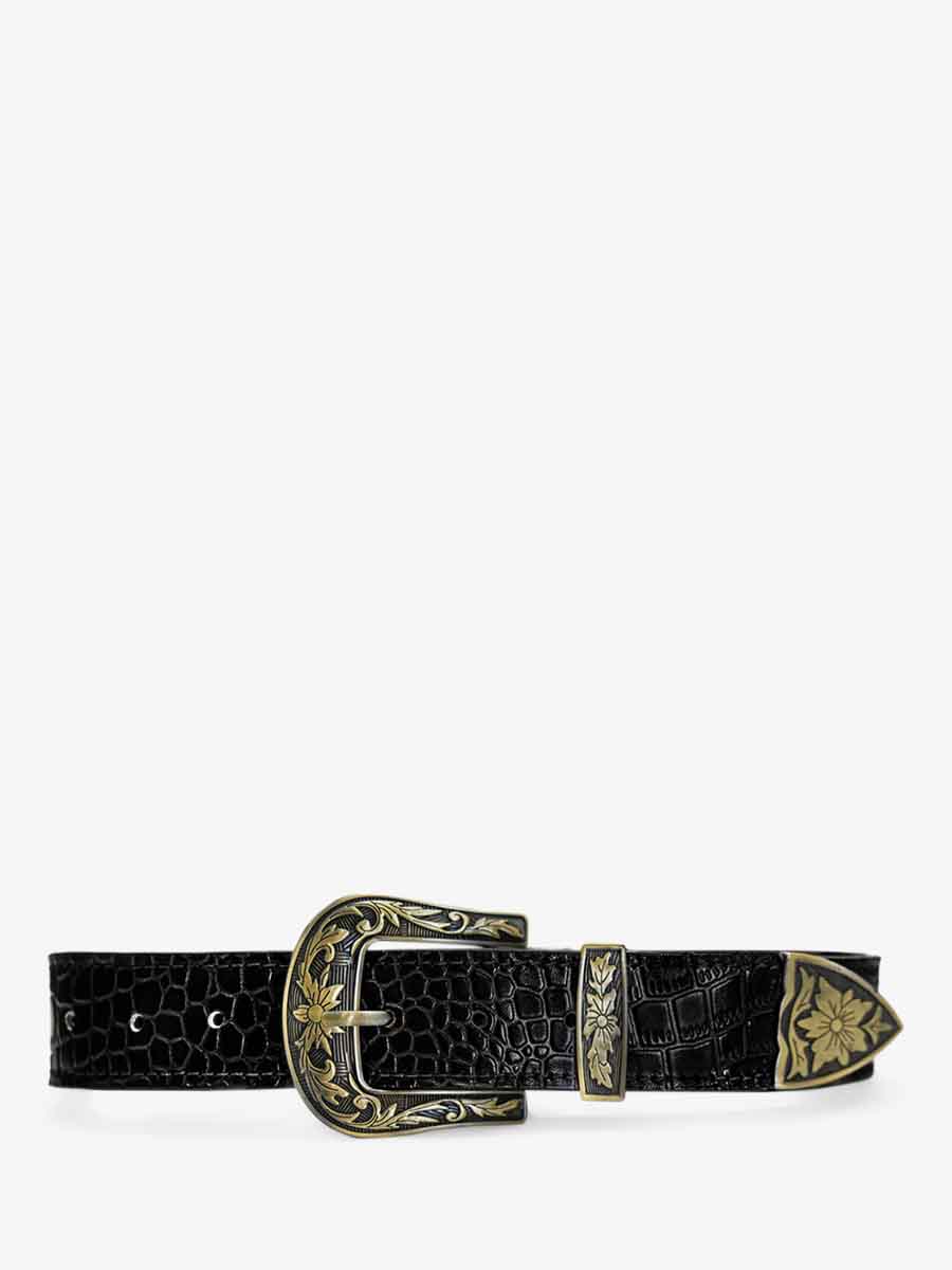 photo-cote-woman-leather-belt-alligator-belt-black-paul-marius-lb-w-115-a-b