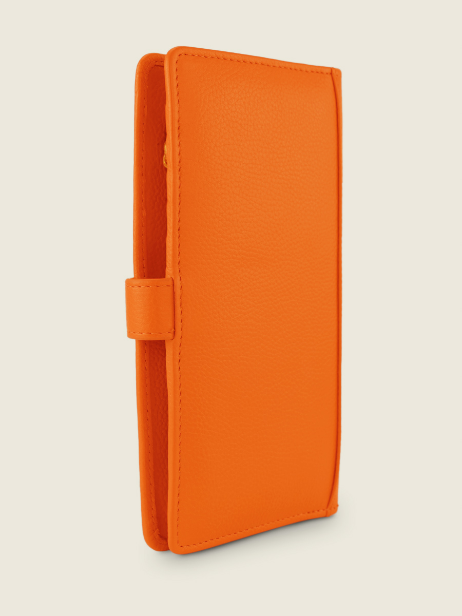 photo-vue-cote-wallet-leder-oranje-charlotte-wallet-n2-sorbet-mango-paul-marius-m67-sb-o