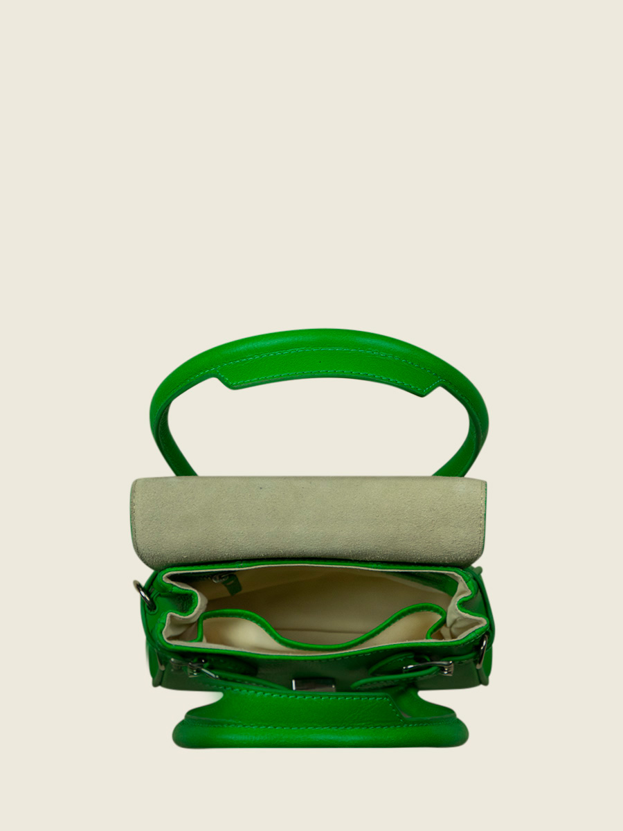 foto-interieur-mini-handtas-leder-groen-colette-xs-neon-paul-marius-w28xs-ne-gr