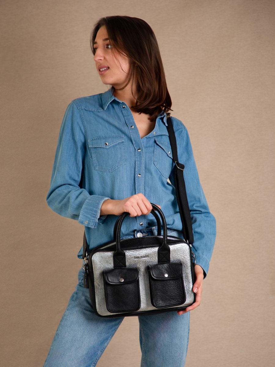 photo-focus-face-hand-bag-leather-zilver-zwart-ledandy-zilver-paul-marius-w04S-S-B
