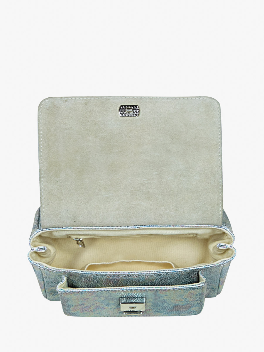 foto-interieur-mini-bandouli-tasje-leder-wit-holografisch-diane-xs-graniet-paul-marius-w35xs-gra-w