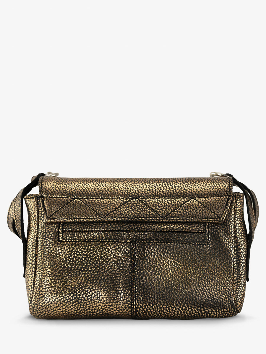 foto-vUE-INTERIEUR-MINI-BAG-BANDOULIERE-LEATHER-BLACK-GOLD-DIANE-XS-GRANITE-PAUL-MARIUS-W35XS-GRA-G-B