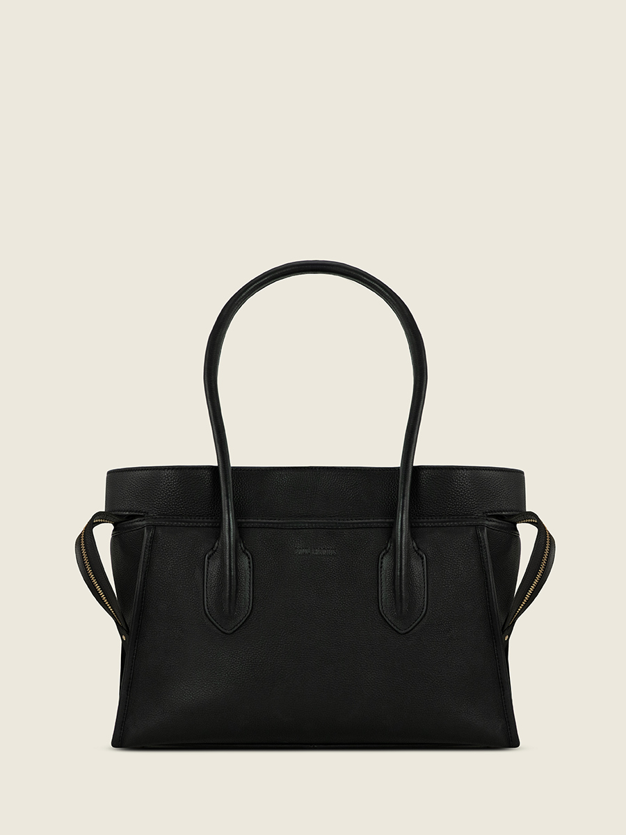 travel-handtas-eros-m-zwart-karbon-face-view-w52m-bm-b