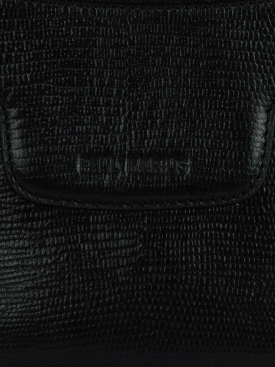 photo-vUE-ZOOM-MATERIAL-BAG-HALF-MOON-LEATHER-BLACK-OF-JAY-GARANCE-1960-PAUL-MARIUS-W40-L-B