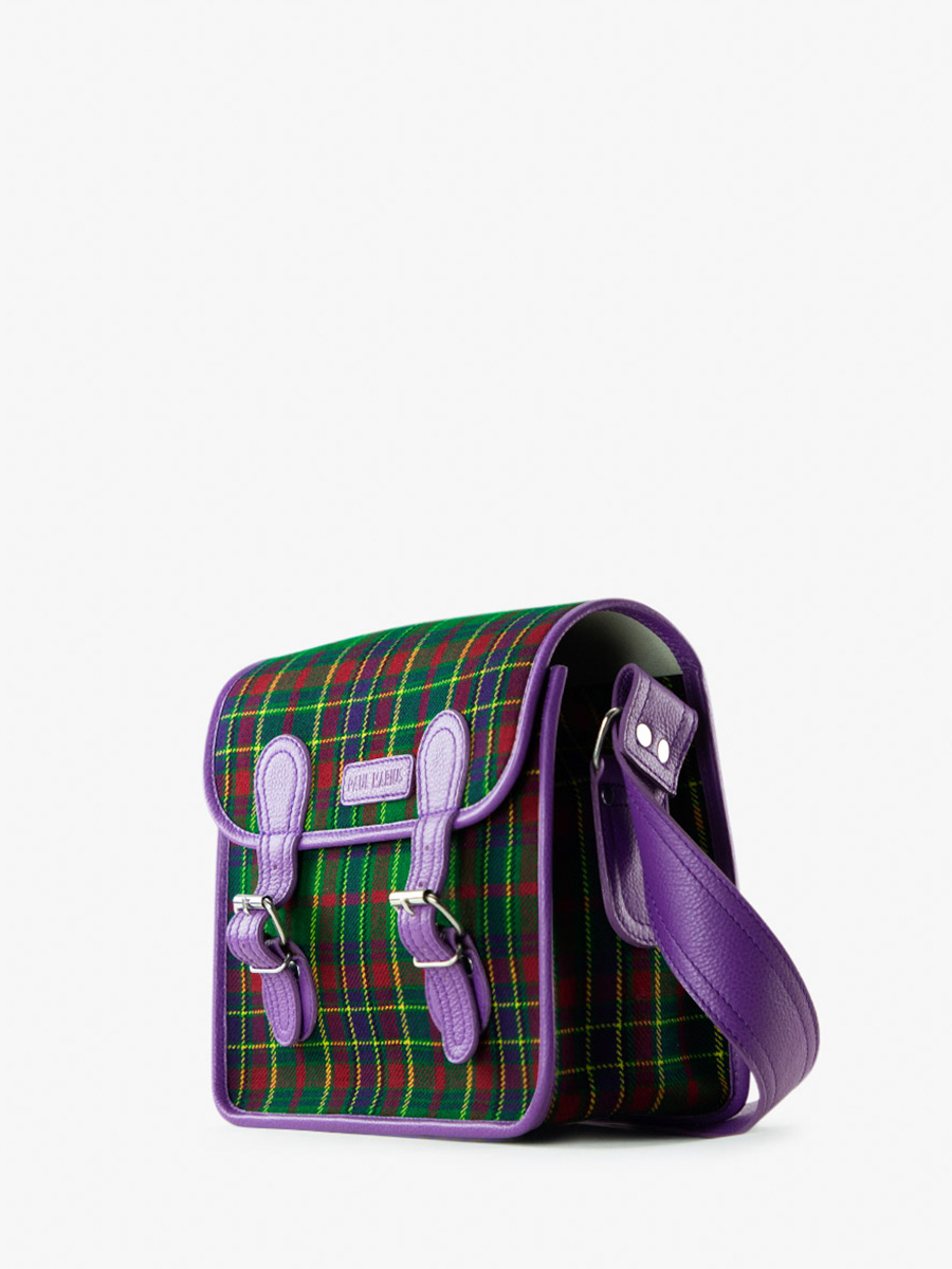 photo-view-bACK-BANDOLIER-BAG-LEATHER-TARTAN-CLOTH-LASACOCHE-S-VERSUS-PAUL-MARIUS-M02S10-SCO-GR-P