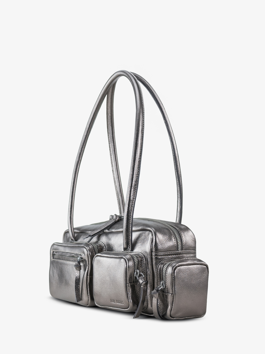 tas-multi-pockets-leder-zilver-lebasset-90s-steel-cote-view-w56-gm