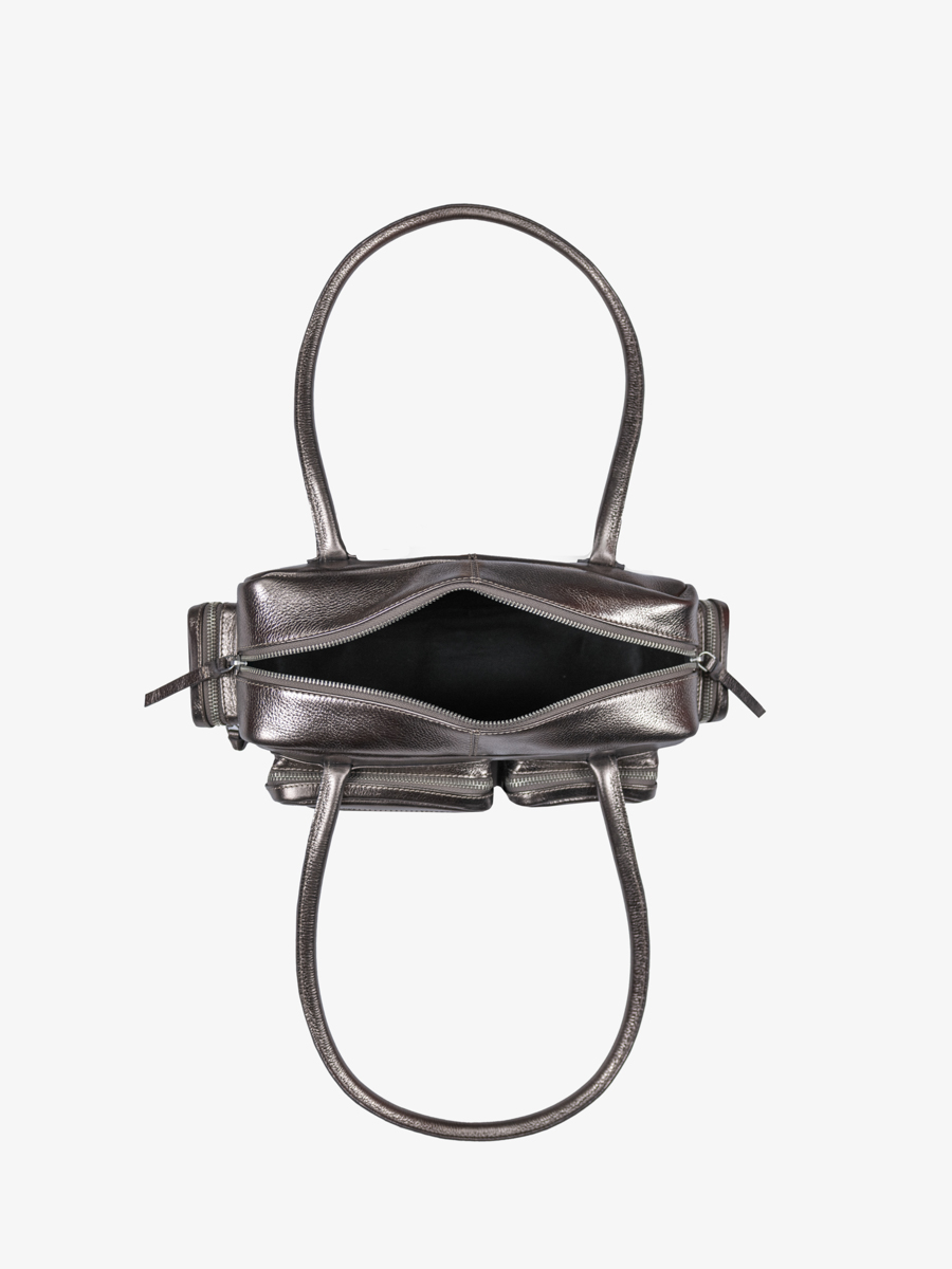 tas-multi-pockets-leder-zilver-lebasset-90s-staal-binnenaanzicht-w56-gm
