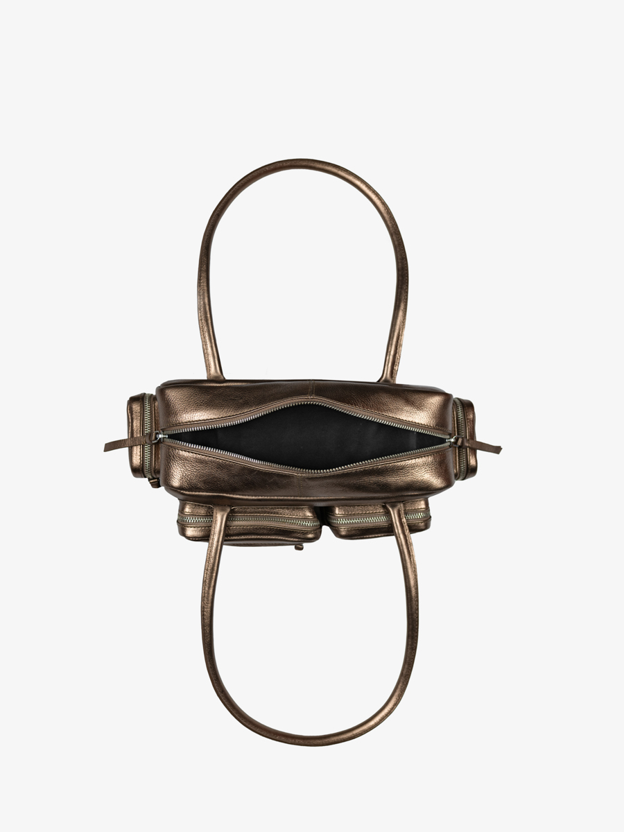 tas-multi-pockets-leder-lebasset-90s-koper-binnenkant-w56-c