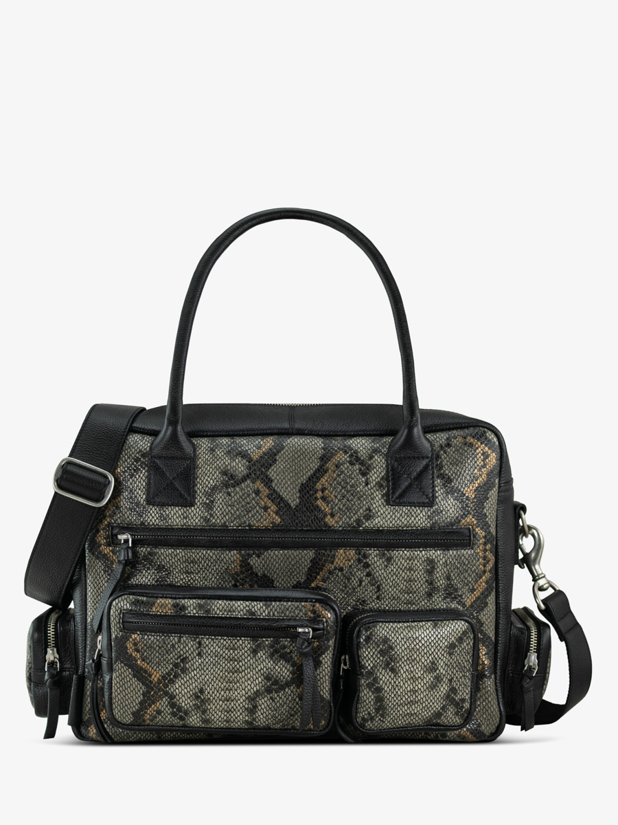 documententas-met-meerdere-vakken-ledandy-90s-python-grijs-zwart-vooraanzicht-w204-p-gre-b