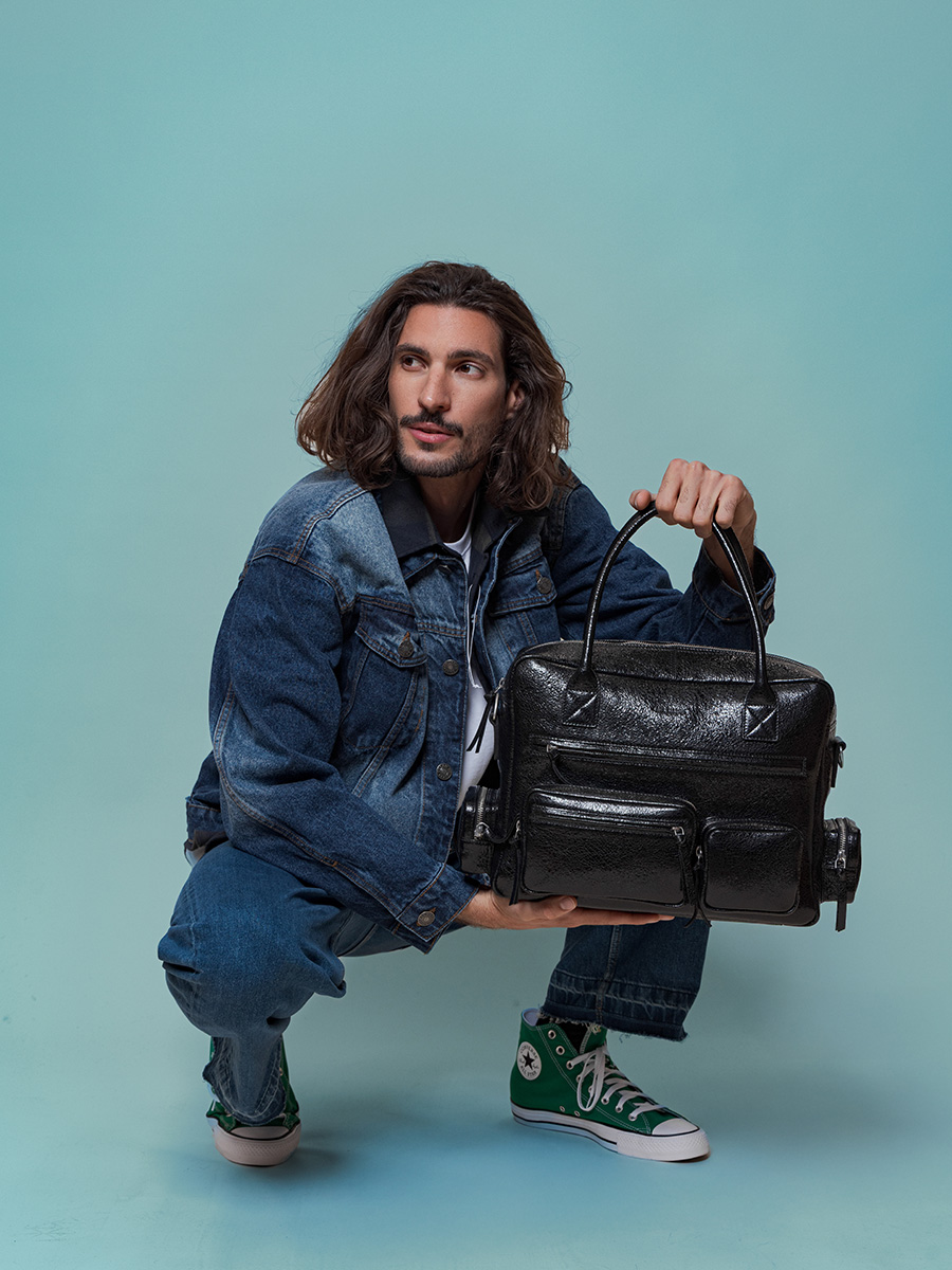 documententas-met-meerdere-vakken-zwart-glitter-ledandy-90s-eclipse-vooraanzicht-w204-m-b