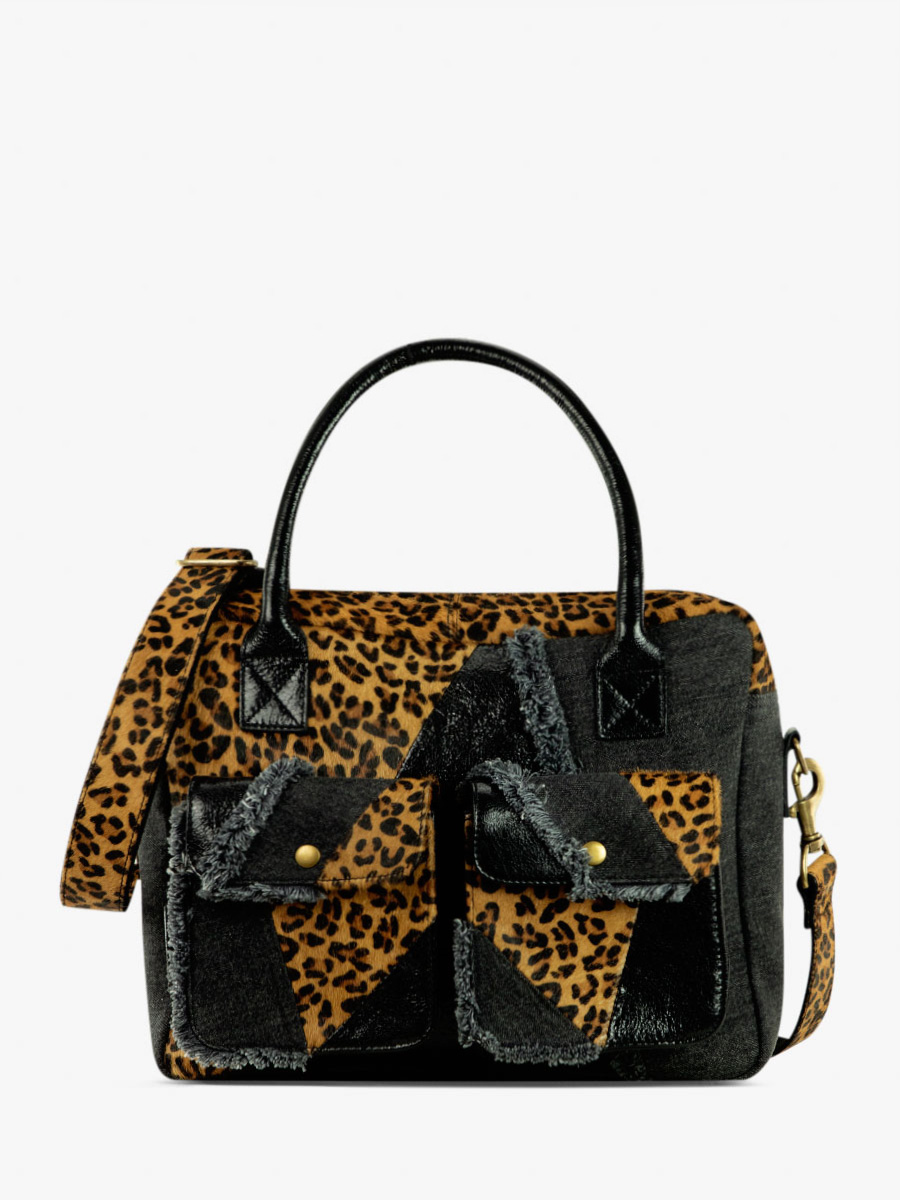 foto-vue-cote-hand-tas-leder-zwart-leopard-ledandy-chimere-denim-black-paul-marius-w04-ch-b-denim