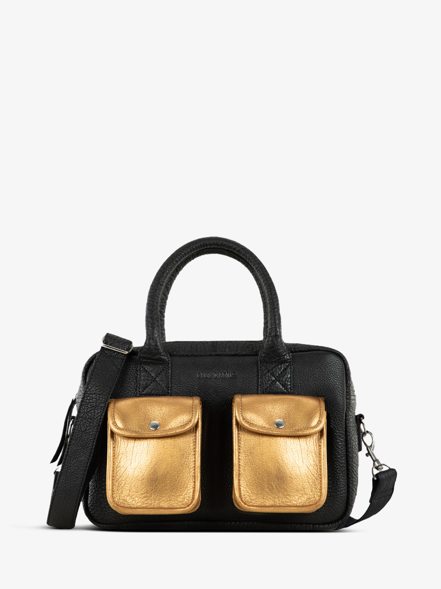 photo-view-cOTE-HAND-BAG-LEATHER-BLACK-GOLD-LEDANDY-BLACK-GOLD-PAUL-MARIUS-W04S-B-G