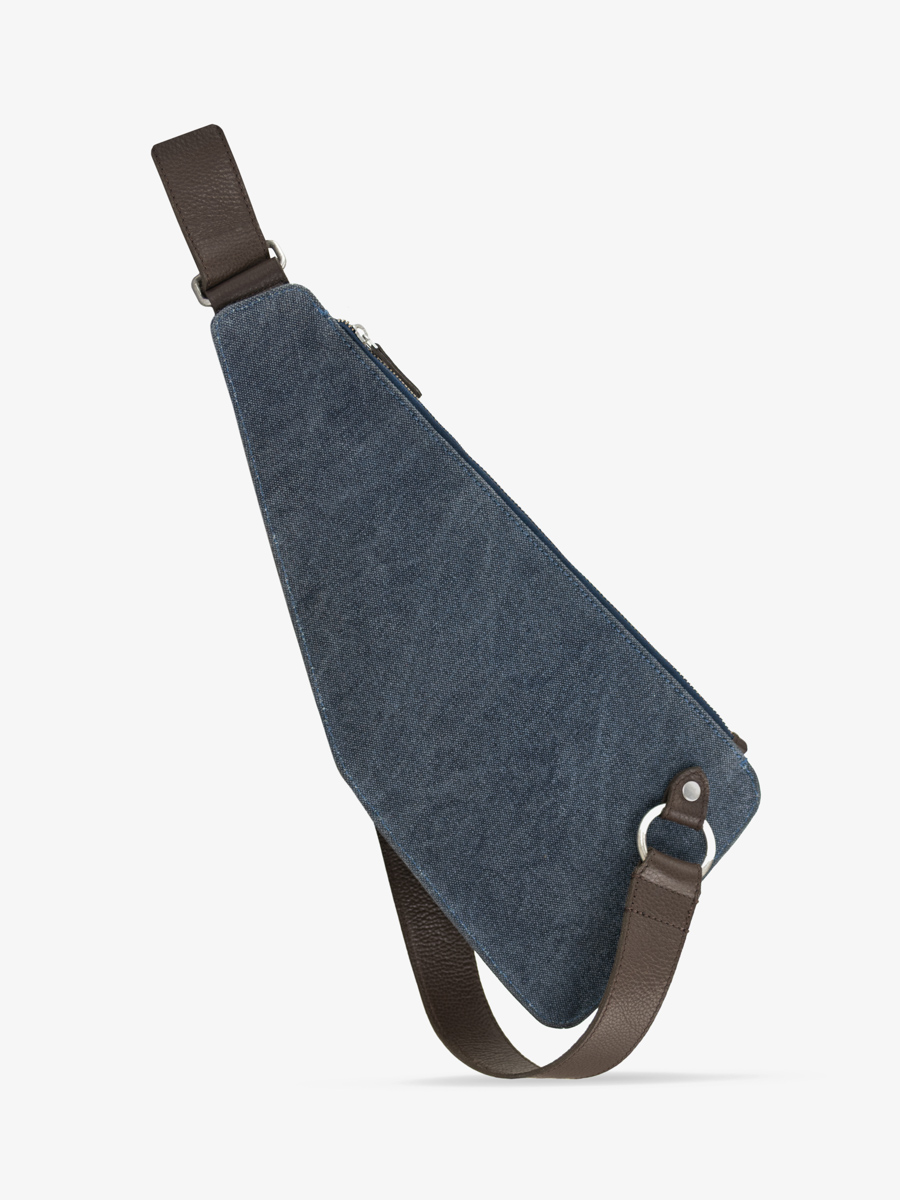 bruine-blauwe-leren-schoudertas-LeHolster-cacao-blauw-canvas-achterkant-w62-odbr-bluc