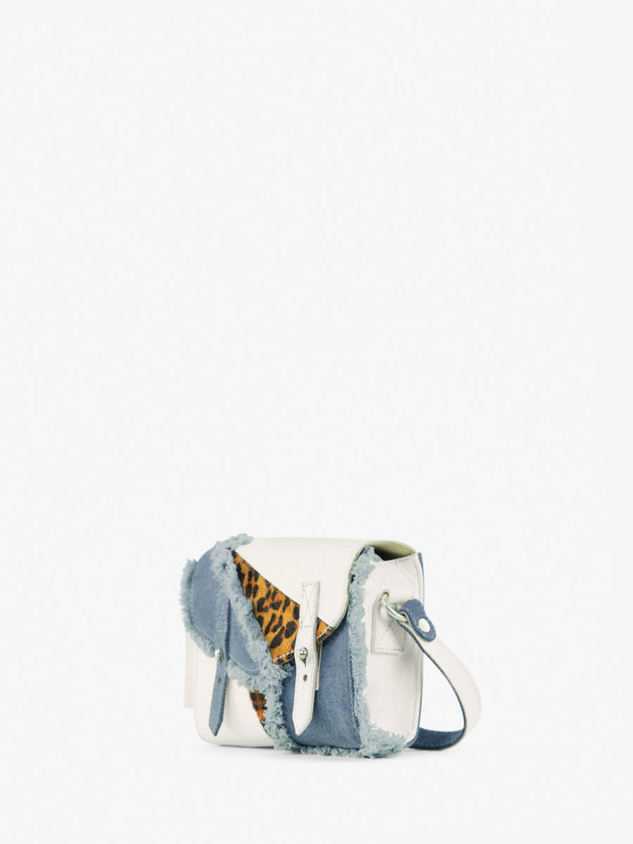 foto-vUE-cOTE-BANDOULIERE-BAG-LEATHER-WIT-LEOPARD-INDISPENSABLE-CHIMERE-DENIM-WHITE-PAUL-MARIUS-W08S-CH-W-DENIM-w08S-CH-DENIM