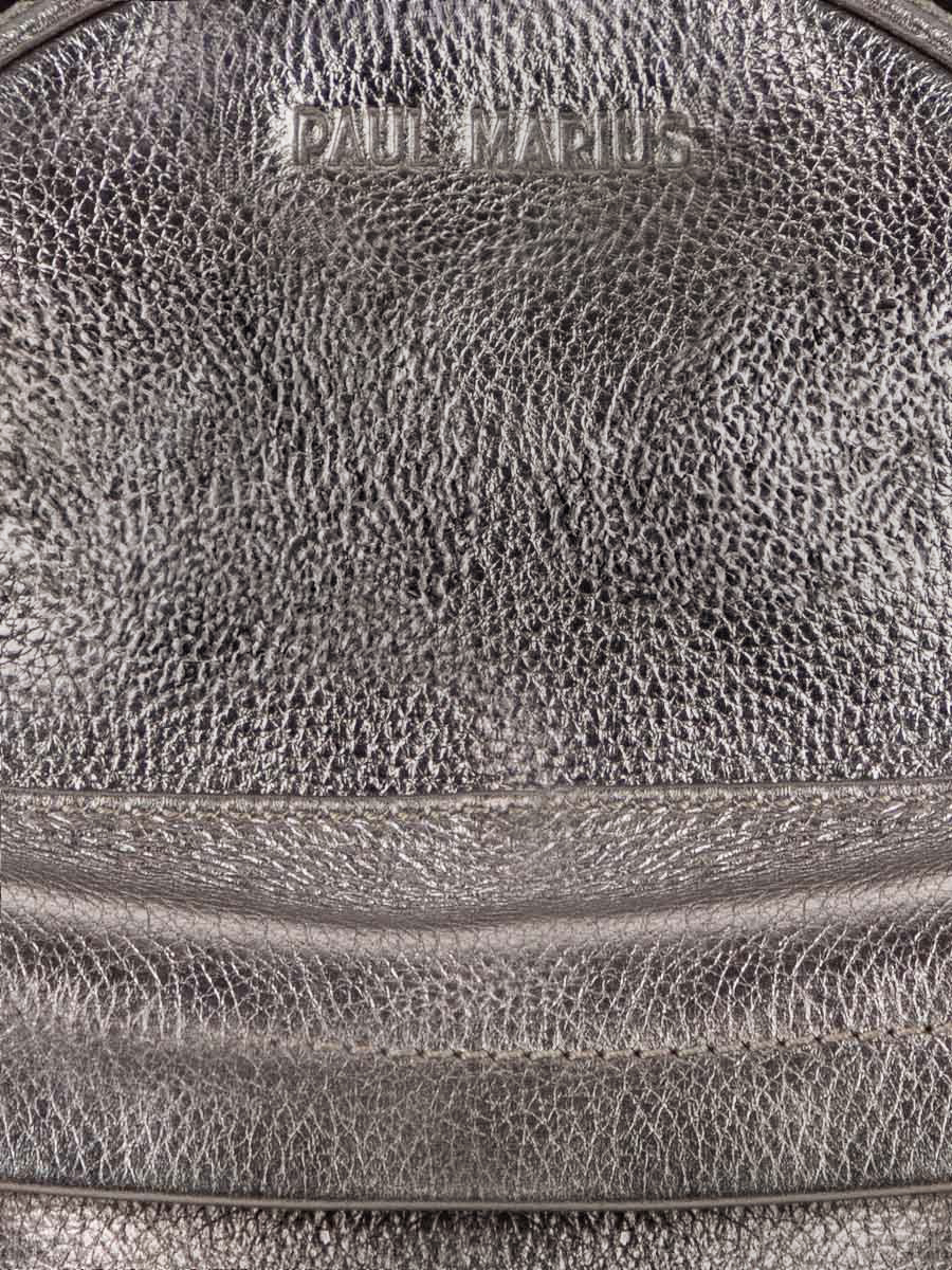 photo-vue-zoom-mATERIAL-SMALL-BACK-BAG-LEATHER-WOMAN-SILVER-LEMINEI-INTREPID-STEEL-PAUL-MARIUS-M37S-GM