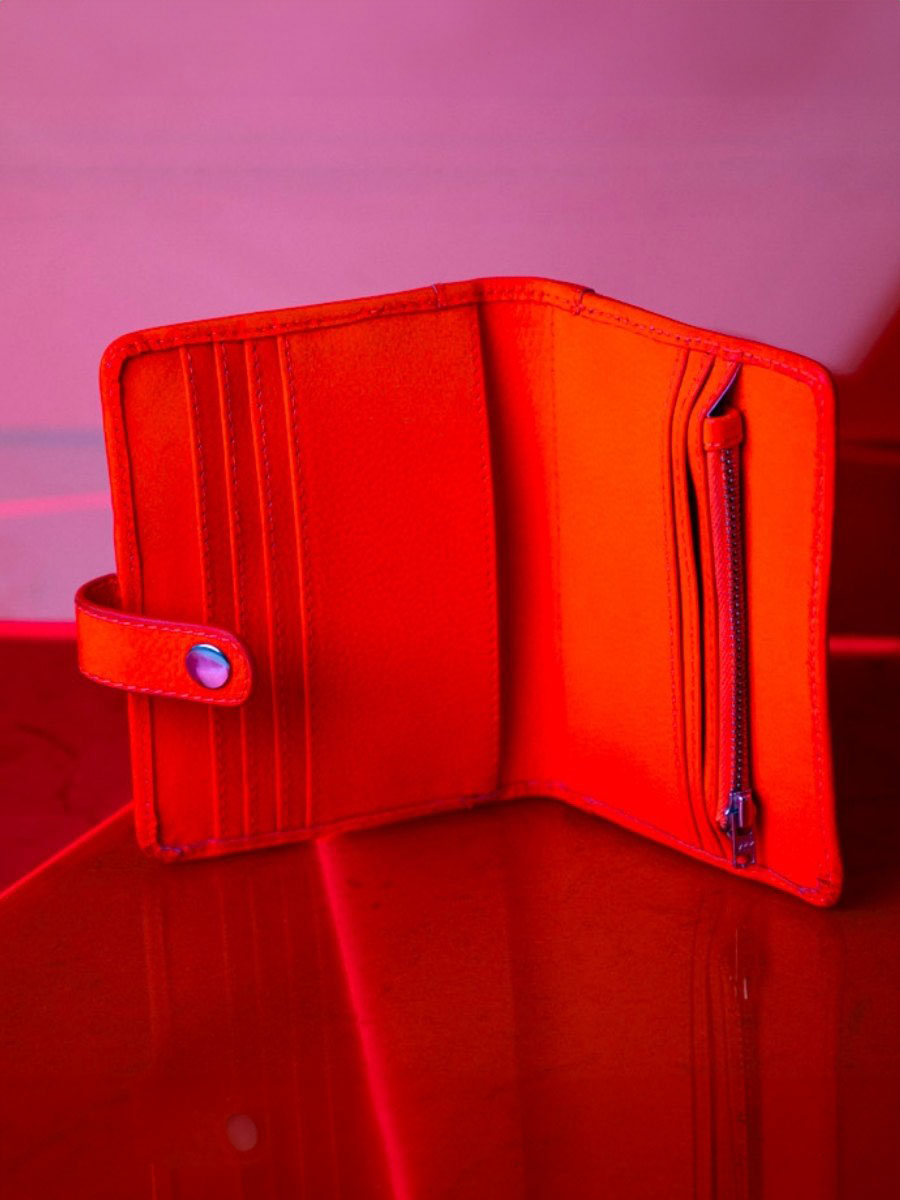 photo-view-wallet-leer-oranje-wallet-jeanne-neon-paul-marius-m34-ne-o