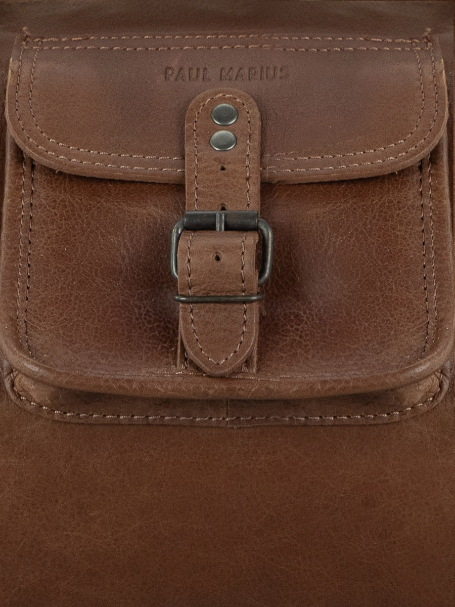 photo-view-zoom-material-TRAVEL-BAG-BROWN-LEATHER-TRAVELLER-XL-TOBACCO-PAUL-MARIUS-M08S60