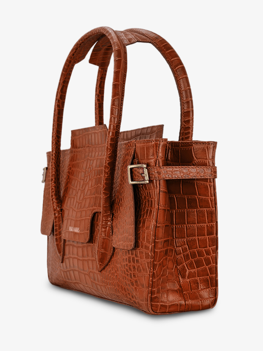 foto-interieur-handtas-leder-vrouw-alligator-bruin-paul-marius-w31-a-l