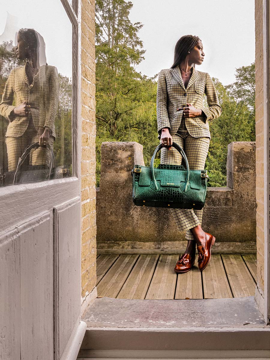 foto-front-foto-handtas-leder-vrouw-alligator-vert-paul-marius