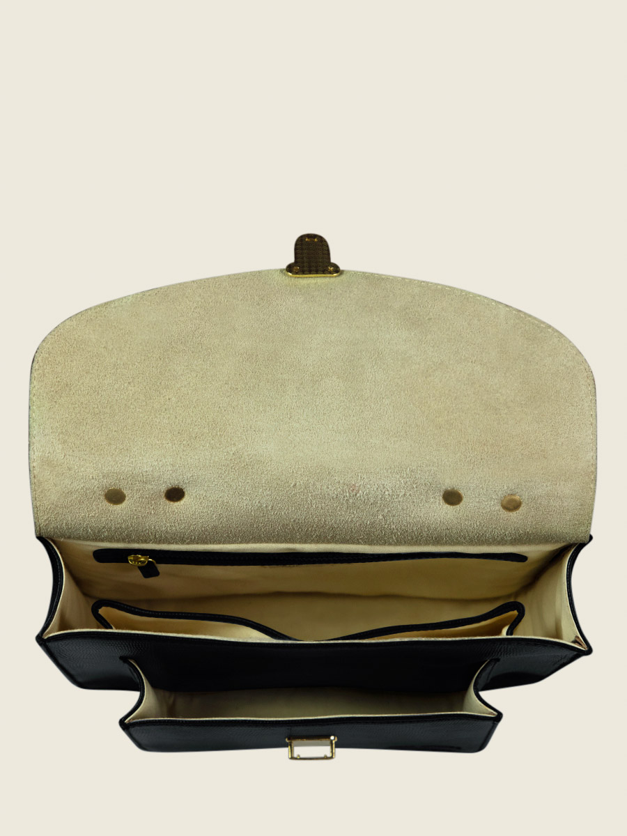 foto-overhand-tas-leder-zwart-van-jays-mademoiselle-george-1960-paul-marius-w05-l-b