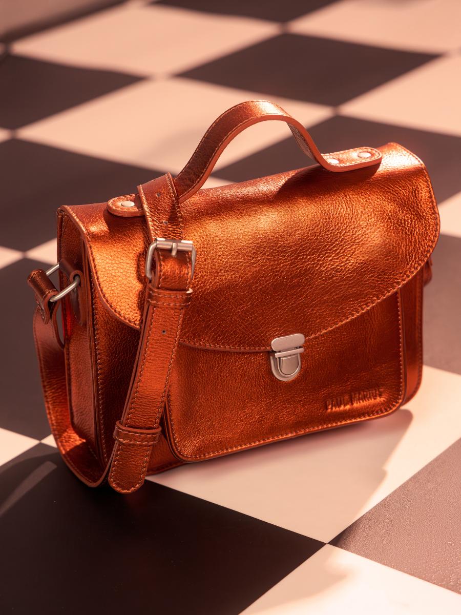 foto-view-zoom-materiaal-hand-tas-leder-koper-mademoiselle-george-ginger-paul-marius-w05-m-o