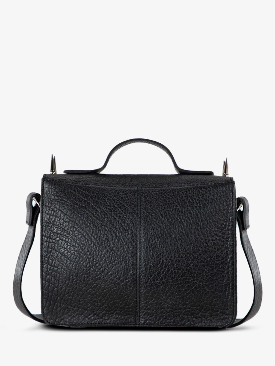 photo-vue-dos-mini-sac-bandouliere-cuir-noir-mademoiselle-george-xs-edition-noire-opus-paul-marius-w05-bed-op4-b W05-BED OP4-B