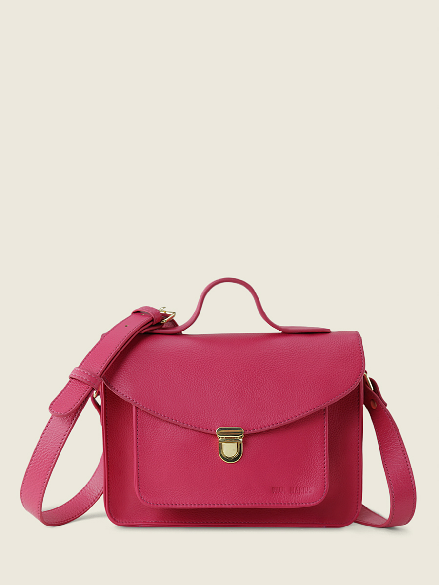 foto-vUE-cOTE-BANDOULIERE-BAG-LEATHER-PINK-MADEMOISELLE-GEORGE-SORBET-FRAMBOISE-PAUL-MARIUS-W05-SB-PI