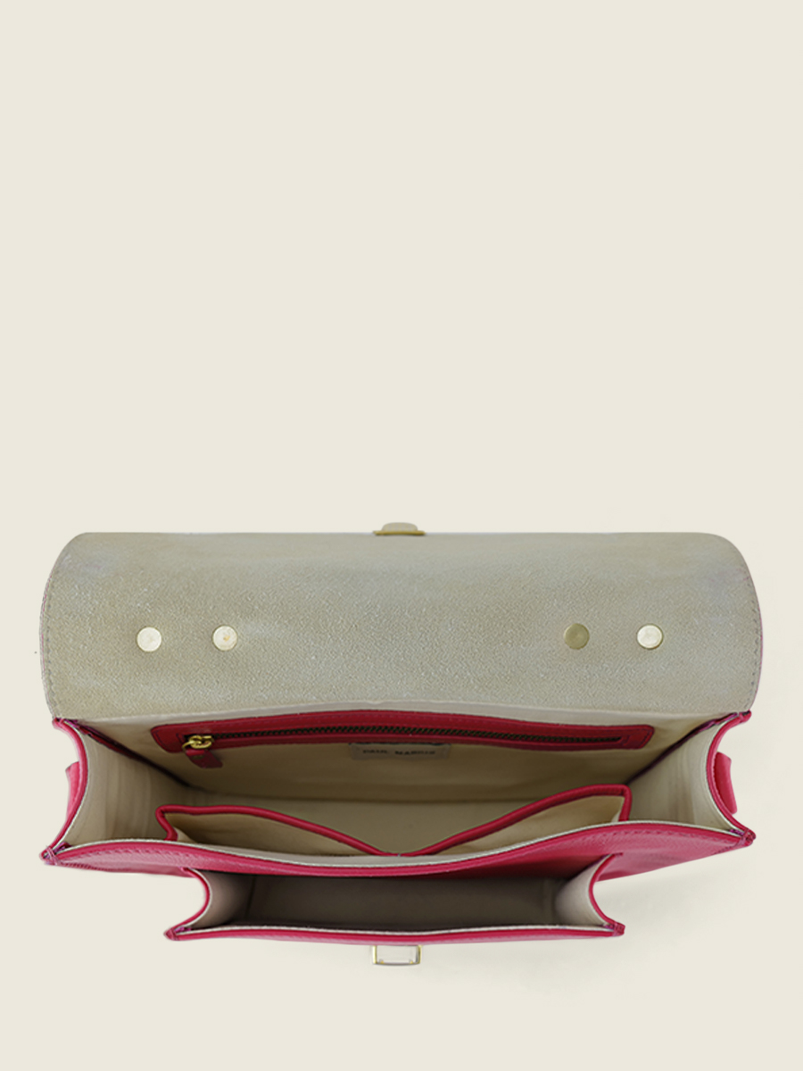 foto-tas-draag-riem-leder-roze-MADEMOISELLE-GEORGE-SORBET-RASPBERRY-PAUL-MARIUS-W05-SB-PI