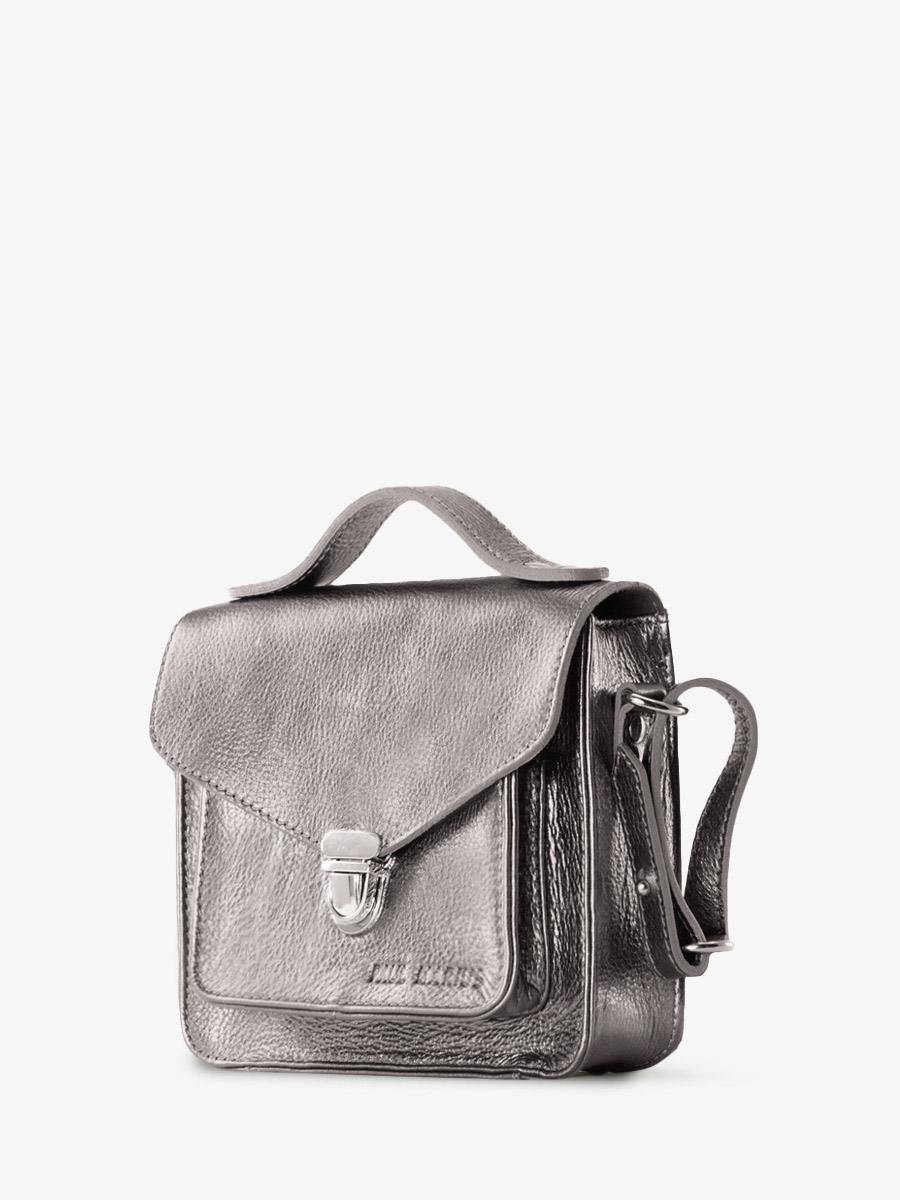 foto-cote-handtas-leder-zilver-mademoiselle-george-xs-steel-paul-marius-w05xs-og