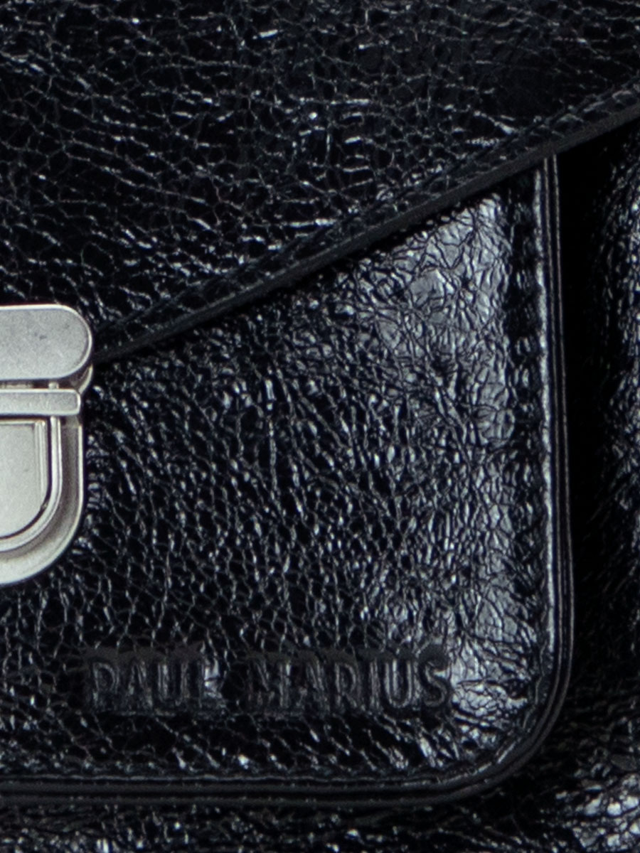 foto-focus-mATERIAAL-HAND-HAND-BAG-LEATHER-BLACK-SHINY-MADEMOISELLE-GEORGE-XS-ECLIPSE-PAUL-MARIUS-W05XS-M-B