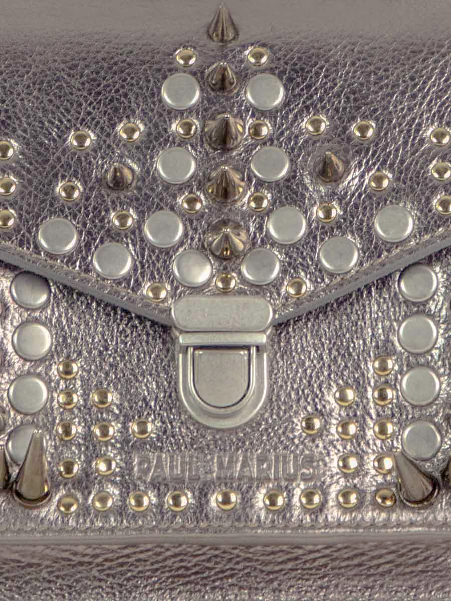 photo-zoom-mATERIAL-MINI-BANDOULIERE-BANDOULIERE-BAG-LEATHER-SILVER-MADEMOISELLE-GEORGE-XS-EDITION-NOIRE-OPUS-PAUL-MARIUS-W05XS-BED-OP4-GM