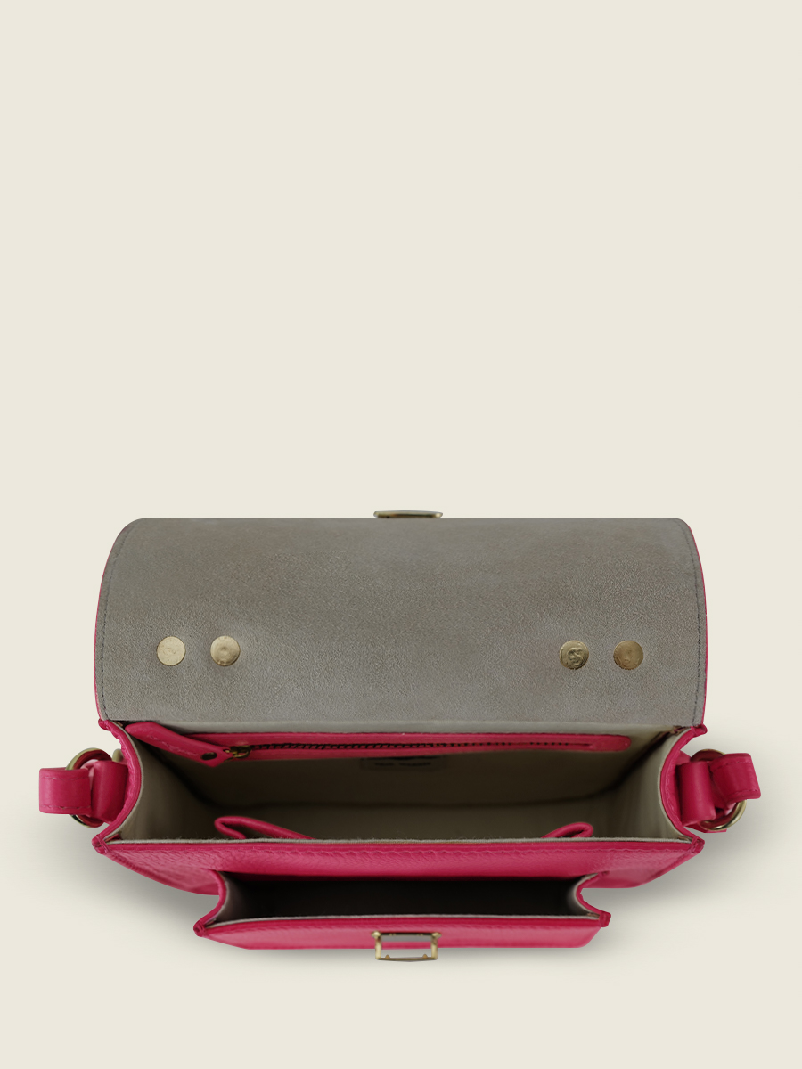 foto-vUE-INTERIEUR-MINI-BANDOULIERE-BAG-LEATHER-PINK-MADEMOISELLE-GEORGE-XS-SORBET-FRAMBOISE-PAUL-MARIUS-W05XS SB PI