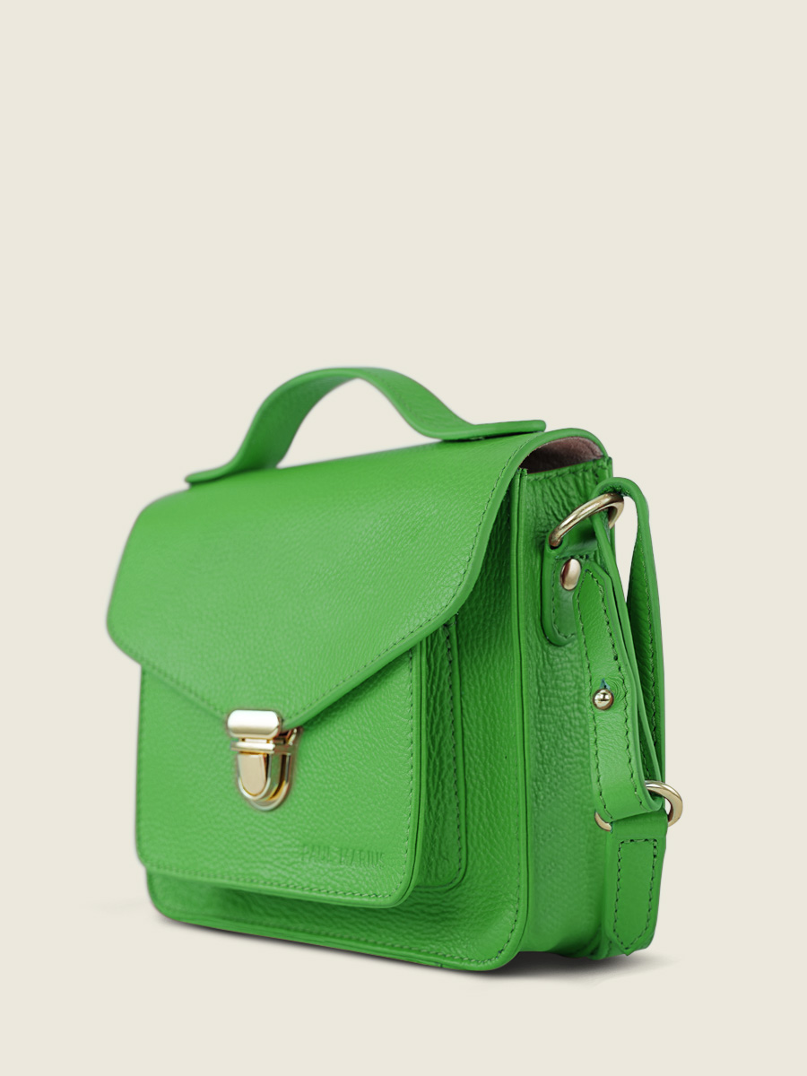 foto-video-cote-mini-bandouliere-bag-leather-green-mademoiselle-george-xs-sorbet-kiwi-paul-marius-w05XS-SB-GR W05XS-SB-GR