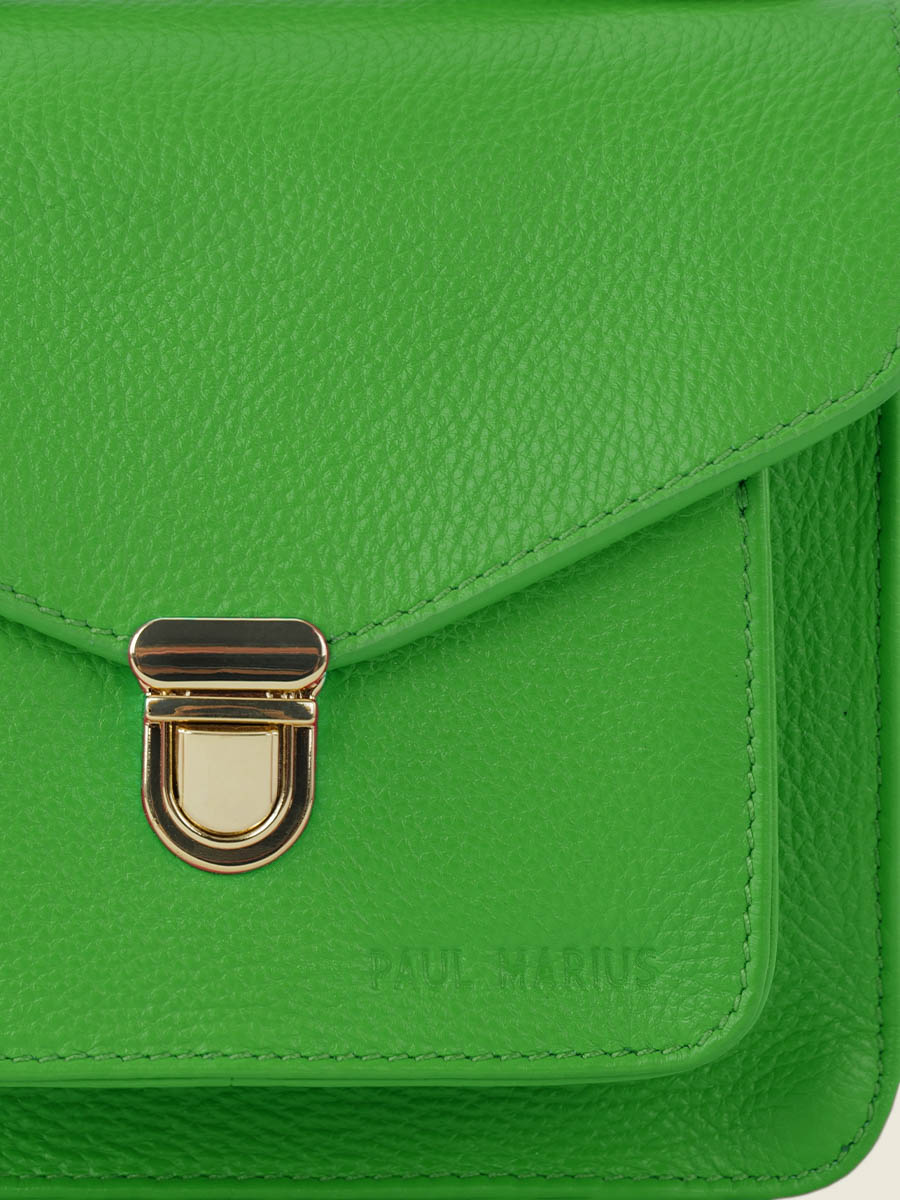 photo-focus-mATERIAL-MINI-BANDOULIERE-BAG-LEATHER-GROEN-MADEMOISELLE-GEORGE-XS-SORBET-KIWI-PAUL-MARIUS-W05XS-SB-GR W05XS SB GR