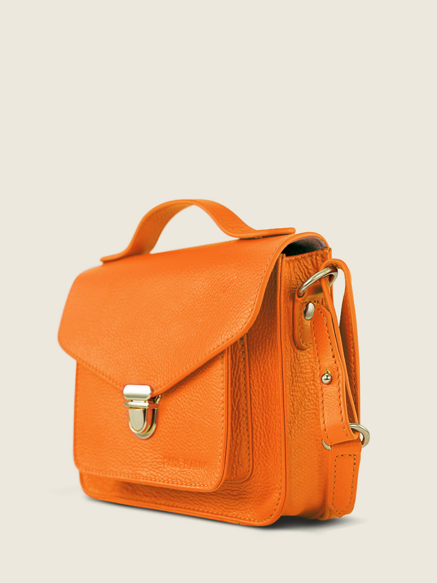 foto-vUE-COTE-MINI-BANDOULIERE-BAG-LEATHER-ORANGE-MADEMOISELLE-GEORGE-XS-SORBET-MANGO-PAUL-MARIUS-W05XS-SB-O