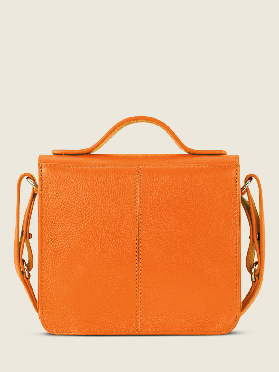 photo-vue-dos-mini-bandouliere-tas-leder-oranje-mademoiselle-george-xs-sorbet-mango-paul-marius-w05xs-sb-o