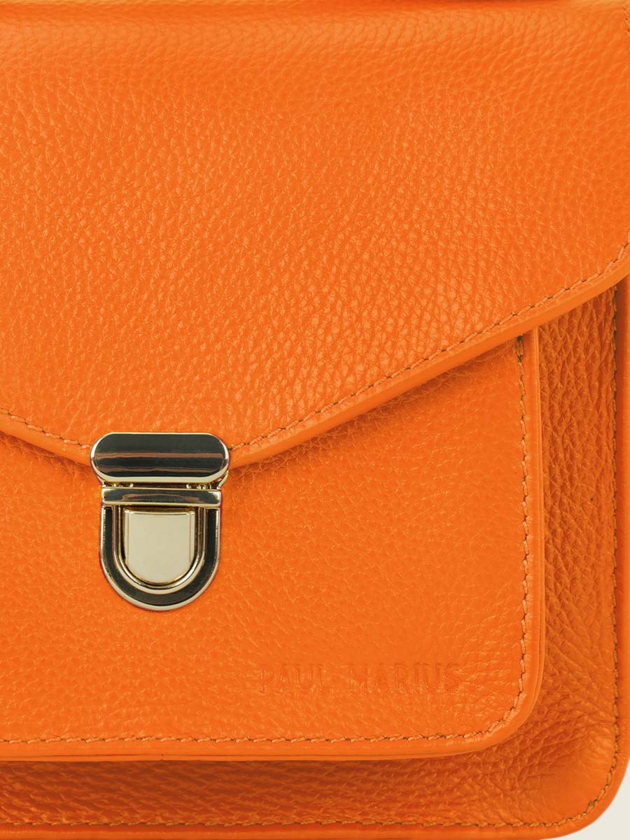 photo-focus-material-mini-bandouliere-tas-leder-oranje-mademoiselle-george-xs-sorbet-mango-paul-marius-w05XS-SB-O