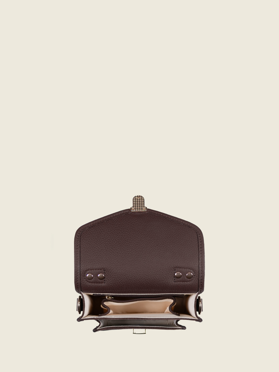 mini-bandolier-bruin-leder-mademoiselle-george-xs-n2-chocolade-binnenkant-w105xs-su-db
