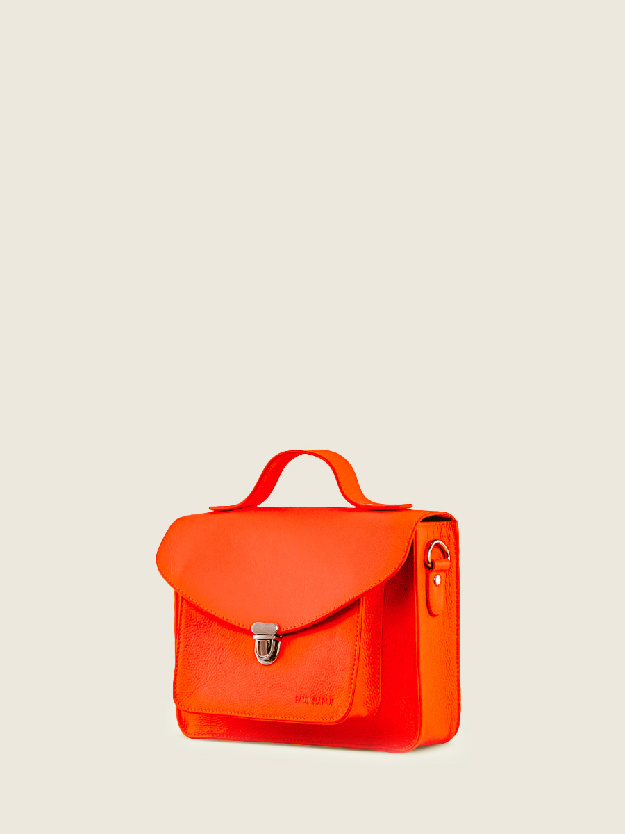 photo-vue-cote-sac-main-cuir-oranje-mademoiselle-george-neon-paul-marius-w05-ne-o