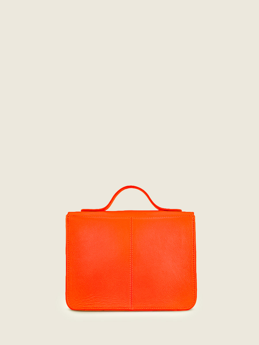 photo-vue-dos-sac-main-cuir-oranje-mademoiselle-george-neon-paul-marius-w05-ne-o