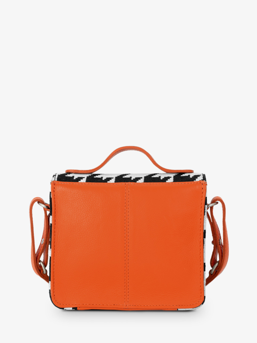 photo-vue-dos-mini-bandouliere-tas-leder-oranje-mademoiselle-george-xs-allure-oranje-paul-marius-w05XS-HS2-O
